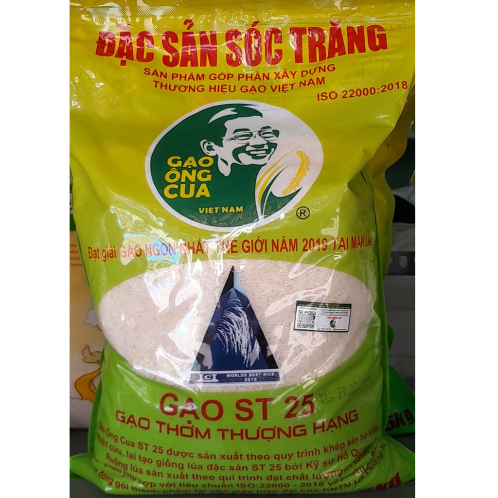 Gao-Ong-Cua-ST25 Gạo Ông Cua ST25 chính hãng