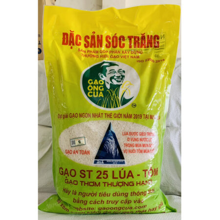 Gạo Ông Cua ST25 Lúa Tôm