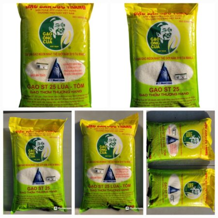 Gạo Ông Cua ST25 Lúa Tôm