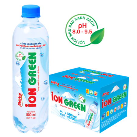 Nước uống ion kiềm ION GREEN 500ml